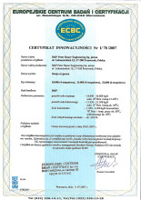 Certificate of innovation - Evaporator Station