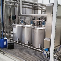 Fining agent preparation station ( Clarificant feed station)