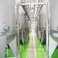 Aseptic automated tank rooms for NFC juices and concentrates