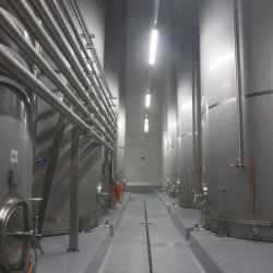 Automated tank room for concentrate storage