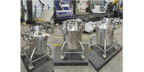 Mobile 100-Liter-Reaktoren / Tanks für die Arzneimittelproduktion