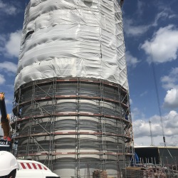Construction of the largest biogas plant tank in Europe