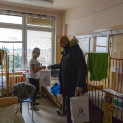 Mikołajkowa wizyta u dzieci szpitalu